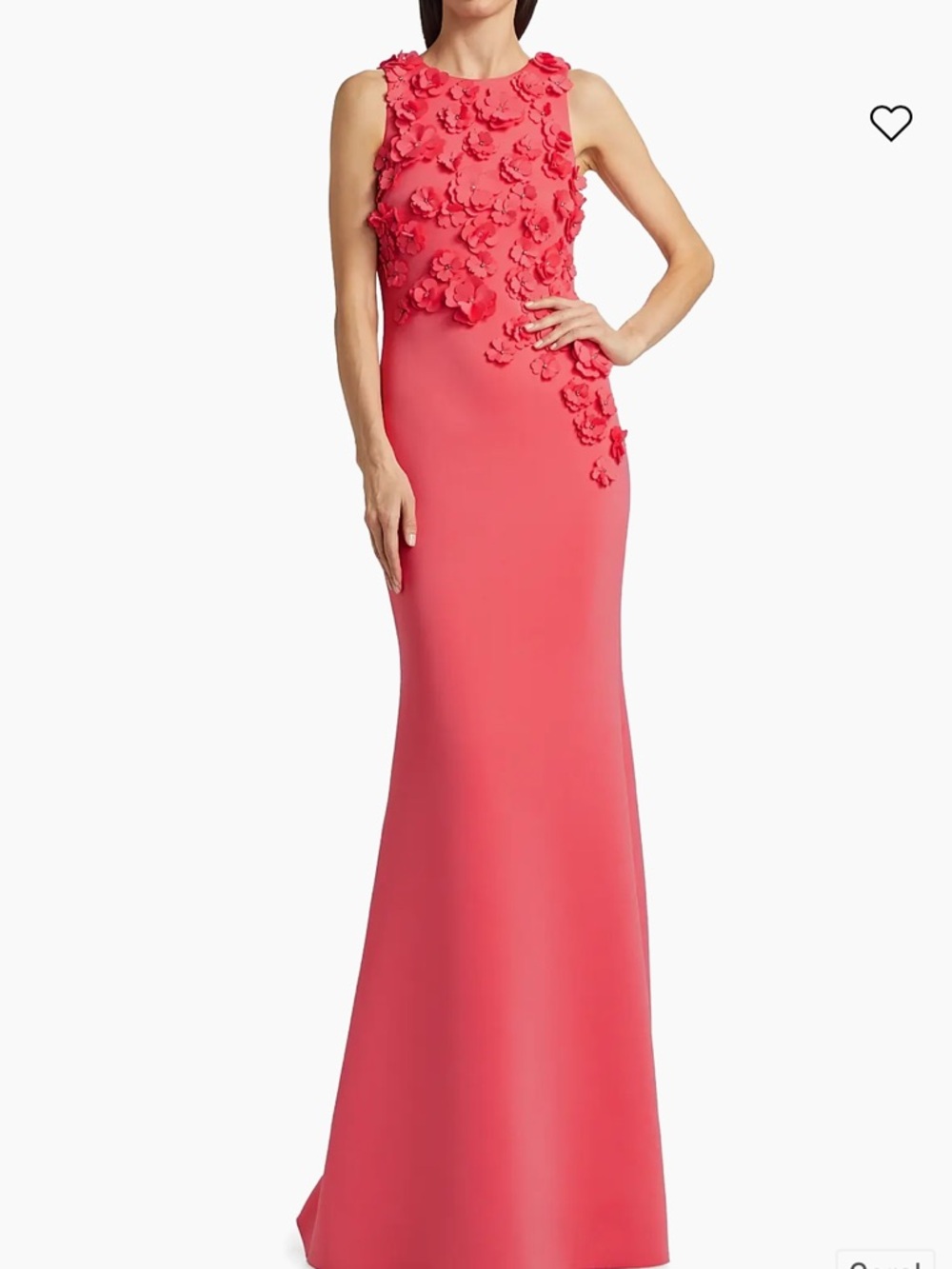 Badgley Mischka Coral Gown